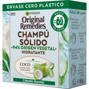 L'Oréal Garnier Original Remedies Champú Sólido Coco y Aloe 60 gr
