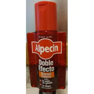 Alpecin Caffeine Double Effect Champú Anticaspa y Anticaída 200 ml